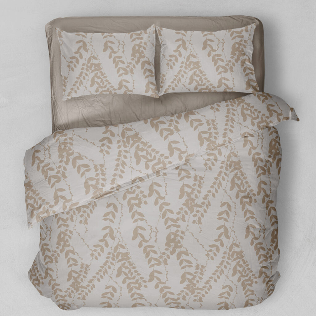 Bettwäsche mit alloverprint